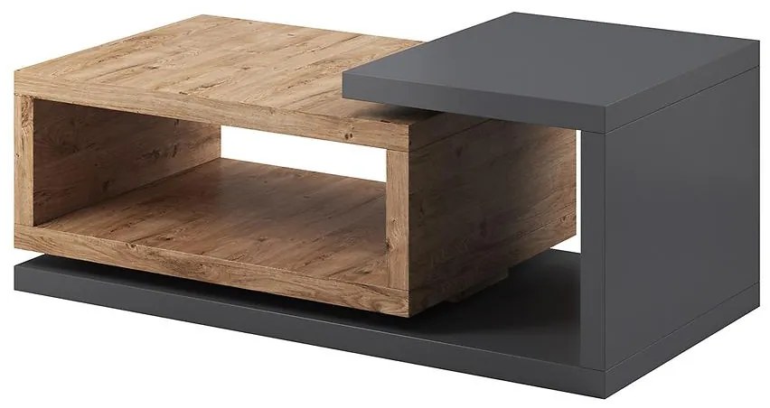 Konferenčný stolík Bota 97 Antracit/Dub Ribbec
