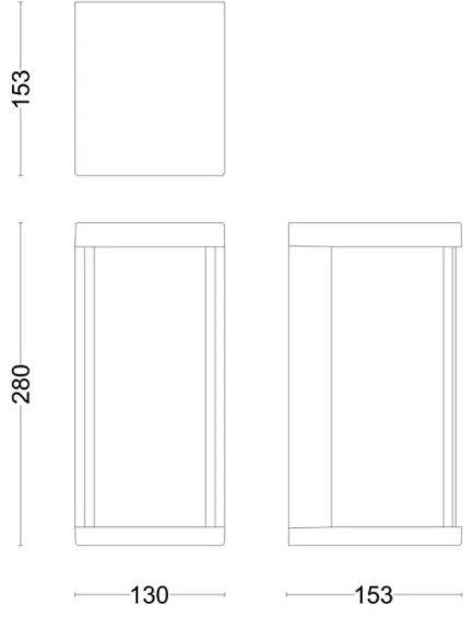 Philips - LED Vonkajšie nástenné svietidlo KYRIE LED/12W/230V IP44