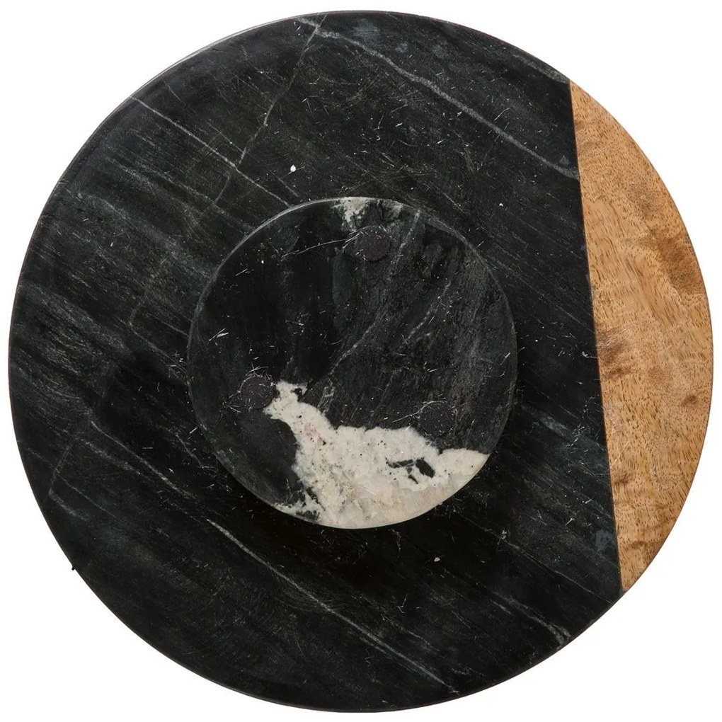 Mramorový otočný servírovací podnos Marbl, (fi) 30 cm