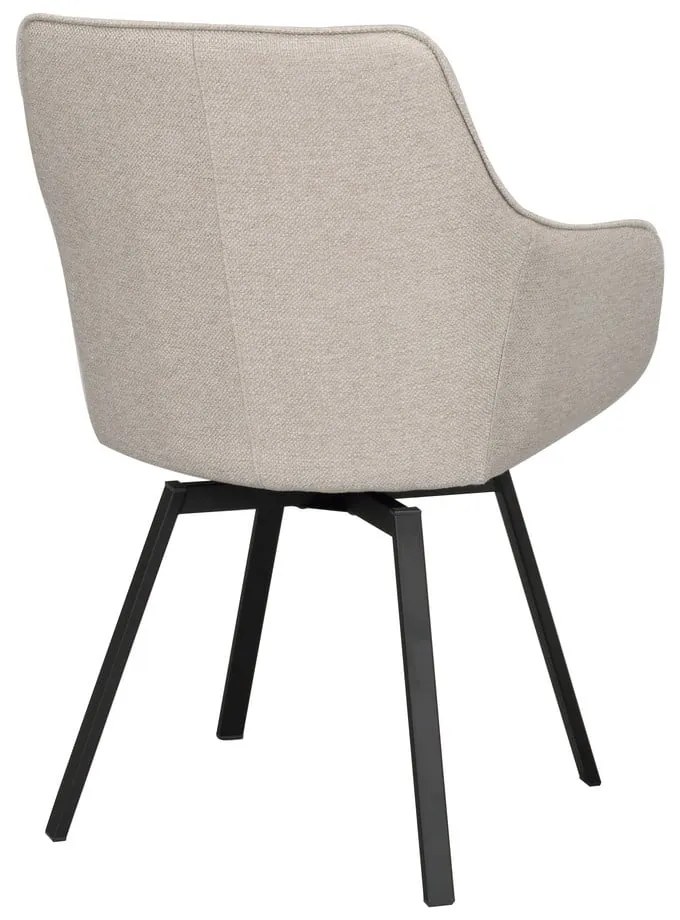 Béžové čalúnené jedálenské kreslá v súprave 2 ks Alison – Rowico