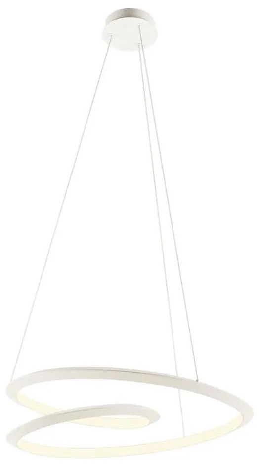 Redo 01-3376 - LED stmievateľný luster na lanku STORM LED/60W/230V priemer 80 cm biela