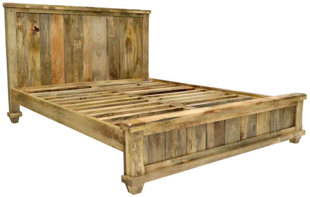 furniture-nabytek.cz - Masívna posteľ 180x200 z dreva mango
