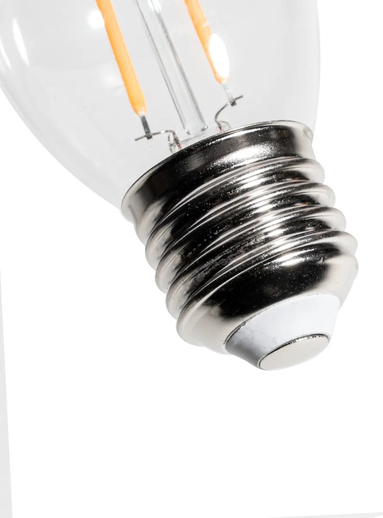 Sada 5 ks E27 dimbare LED lamp P45 helder glas 3W 250 lm 2200K