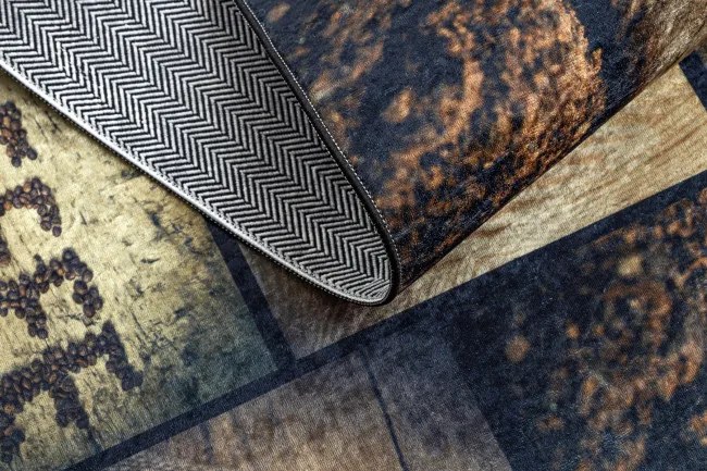 Protišmykový koberec / behúň ANDRE 50090 hnedý