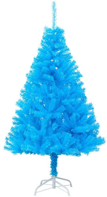Modrý umelý vianočný stromček, 120 cm 230 vetiev