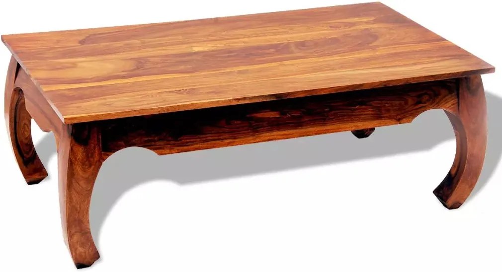 242442 Edco Konferenčný stolík 40 cm, drevený masív sheesham