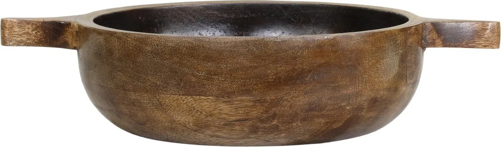 Drevená servírovacia miska z mangového dreva Tours Handles - Ø 20*5 cm/ 900ml