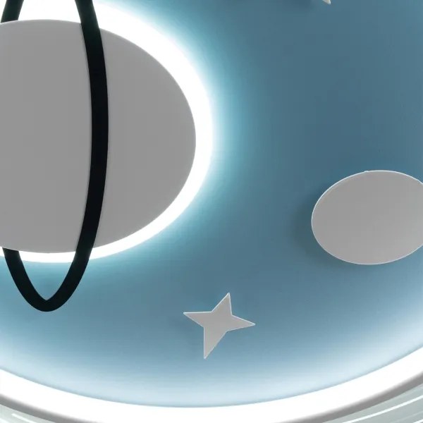 Brilagi -LED Detské stropné svietidlo STARSHIP LED/64W/230V 3000/4500K modré