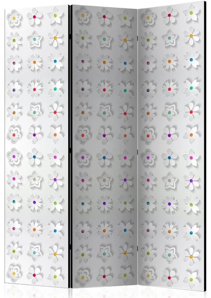 Artgeist Paraván - Room divider – Colorful flowers I