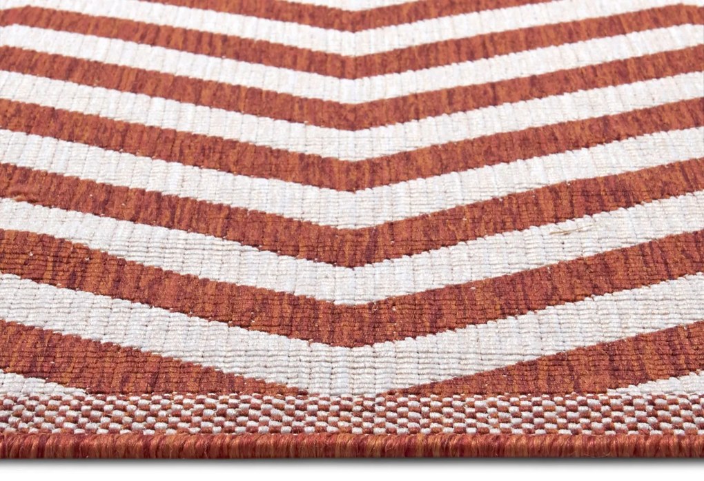 NORTHRUGS - Hanse Home koberce Kusový koberec Twin Supreme 105470 Palma Cayenne – na von aj na doma - 80x250 cm