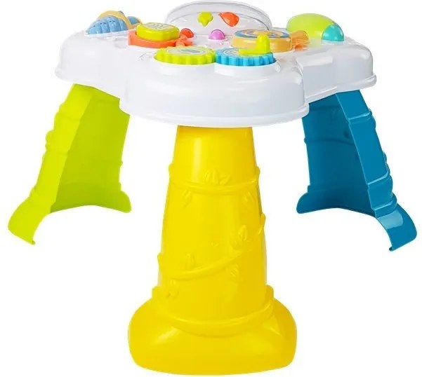 LEAN Toys Vzdelávací stolík so sladkosťami a zvukmi pre bábätko