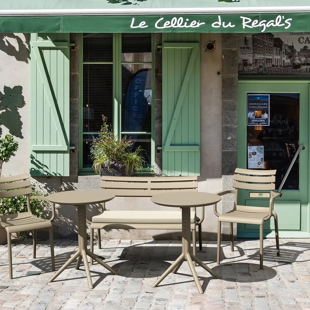 PARIS ZÁHRADNÁ LOUNGE LAVICA S PODRÚČKAMI paris