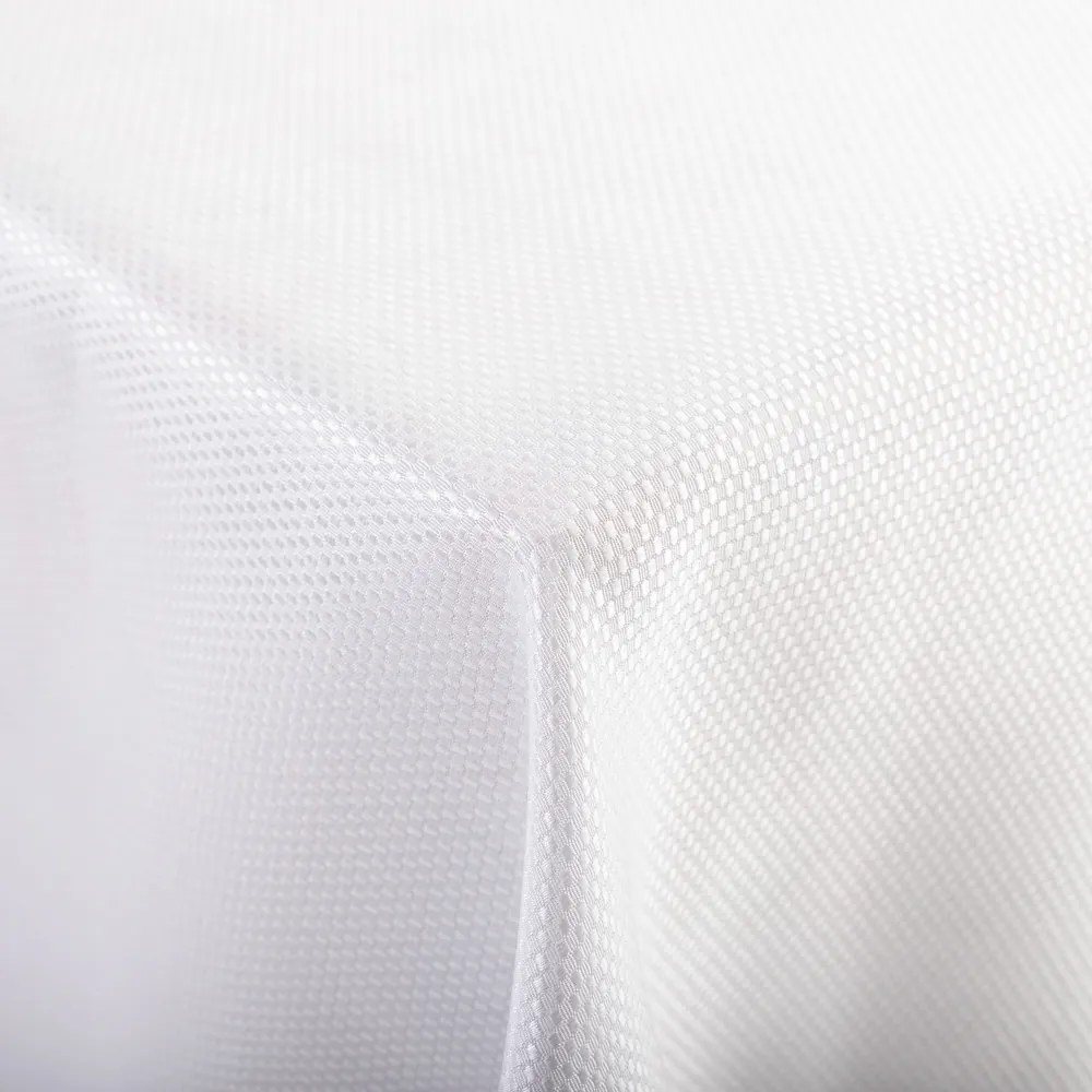 Biante Dekoračný behúň na stôl Monako PM-126 Drobný nopkový vzor biely 35x160 cm