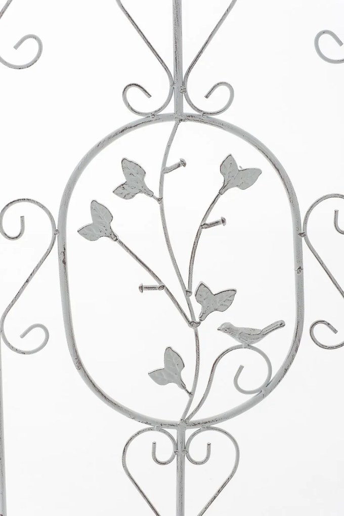 Mriežka na ruže Burg - 122 x 35 cm - Biela antik