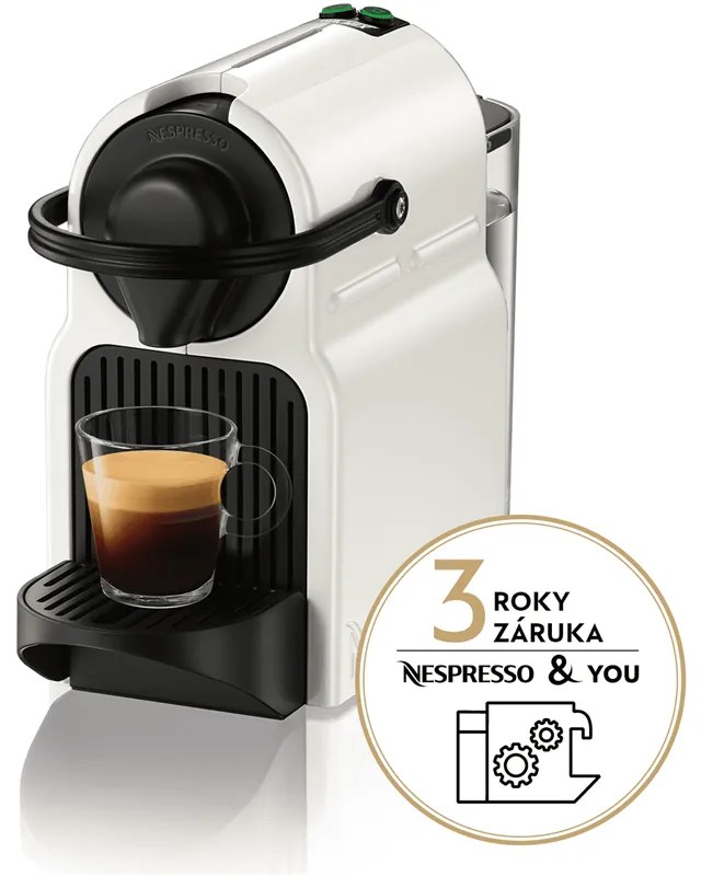 Kapsľový Kávovar Krups Nespresso Inissia XN100110 biely(použité)