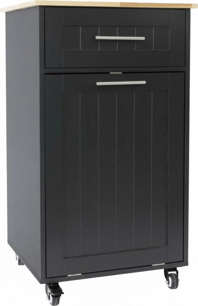 XXXLutz SERVÍROVACÍ VOZÍK, čierna, 50/90/46 cm MID.YOU - Barový nábytok - 001713014601