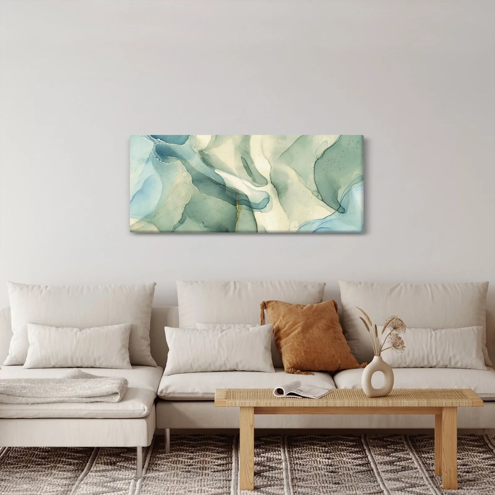 Obraz - Atramentová abstrakcia 3 (120x50 cm)