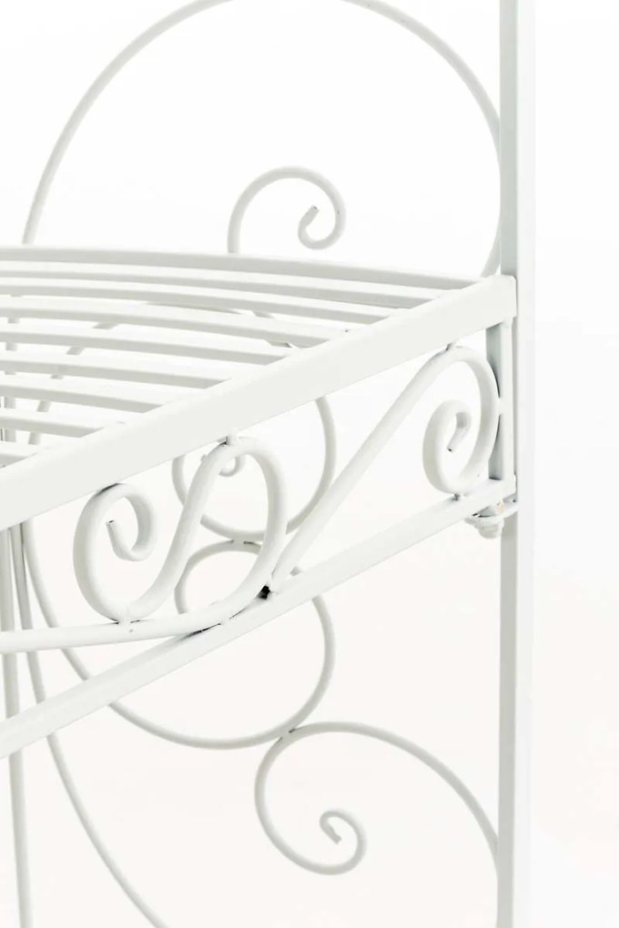 Oblúk na ruže Rosie s lavičkami - Biela