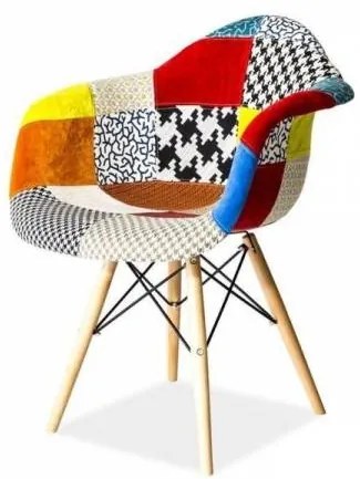 RETRO ARM PATCHWORK, Farba patchwork three