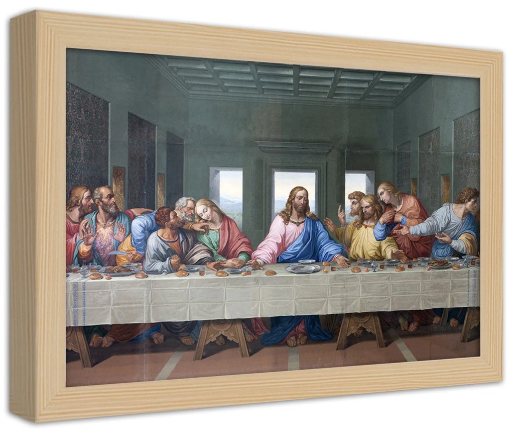 Gario Plagát Úryvok diela Posledná večera - Leonardo da Vinci, reprodukcia Farba rámu: Bez rámu, Rozmery: 60 x 40 cm