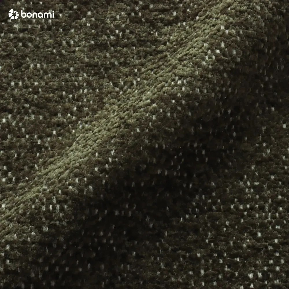 Zelená ženilková rozkladacia/s úložným priestorom rohová pohovka (ľavý roh/do tvaru "U") Everest – Bobochic Paris