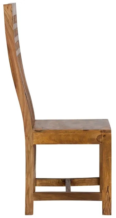 furniture-nabytek.cz - Masivní židle Castello z palisandru, lakované, hnědé – sada 2 ks