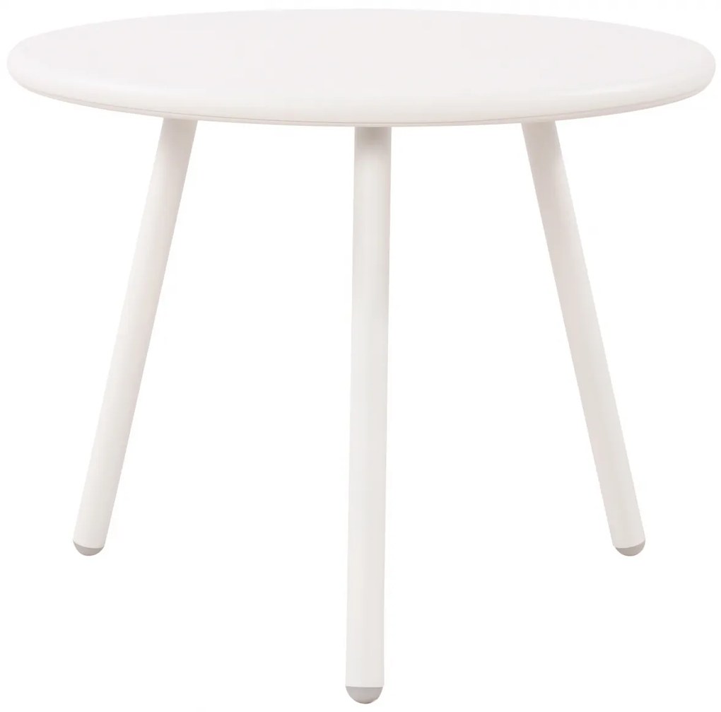 Konferenčný stolík Berea - v40 x Ø50 cm - Biela