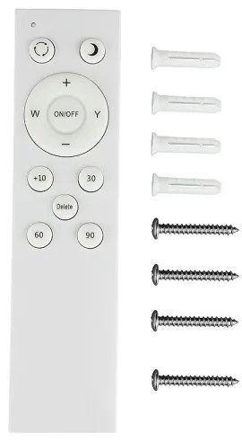 LED Stmievateľné stropné svietidlo LED/72W/230V 3000-6500K pr. 67 cm biela + DO