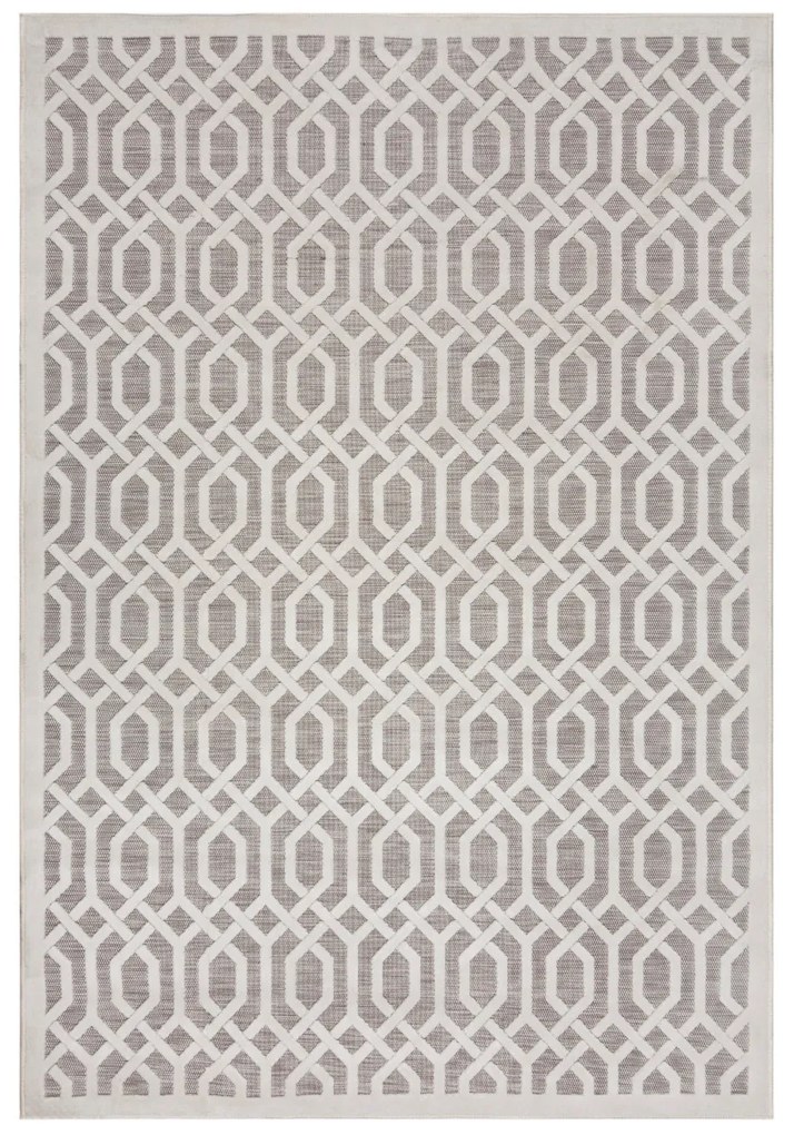 Flair Rugs koberce Kusový koberec Piatto Mataro Natural – na von aj na doma - 200x290 cm