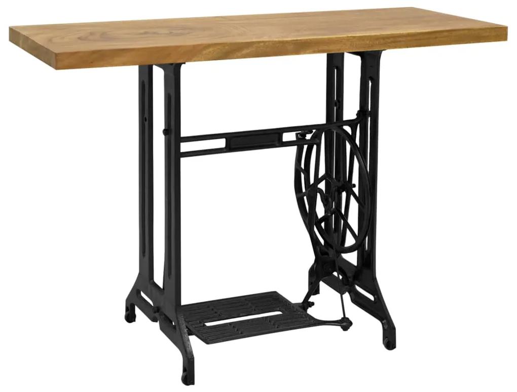 Konzolový stolík zo šijacieho stroja 110x40x75 cm