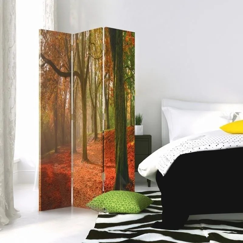Gario Paraván Jeseň v lese Rozmery: 110 x 170 cm, Prevedenie: Klasický paraván