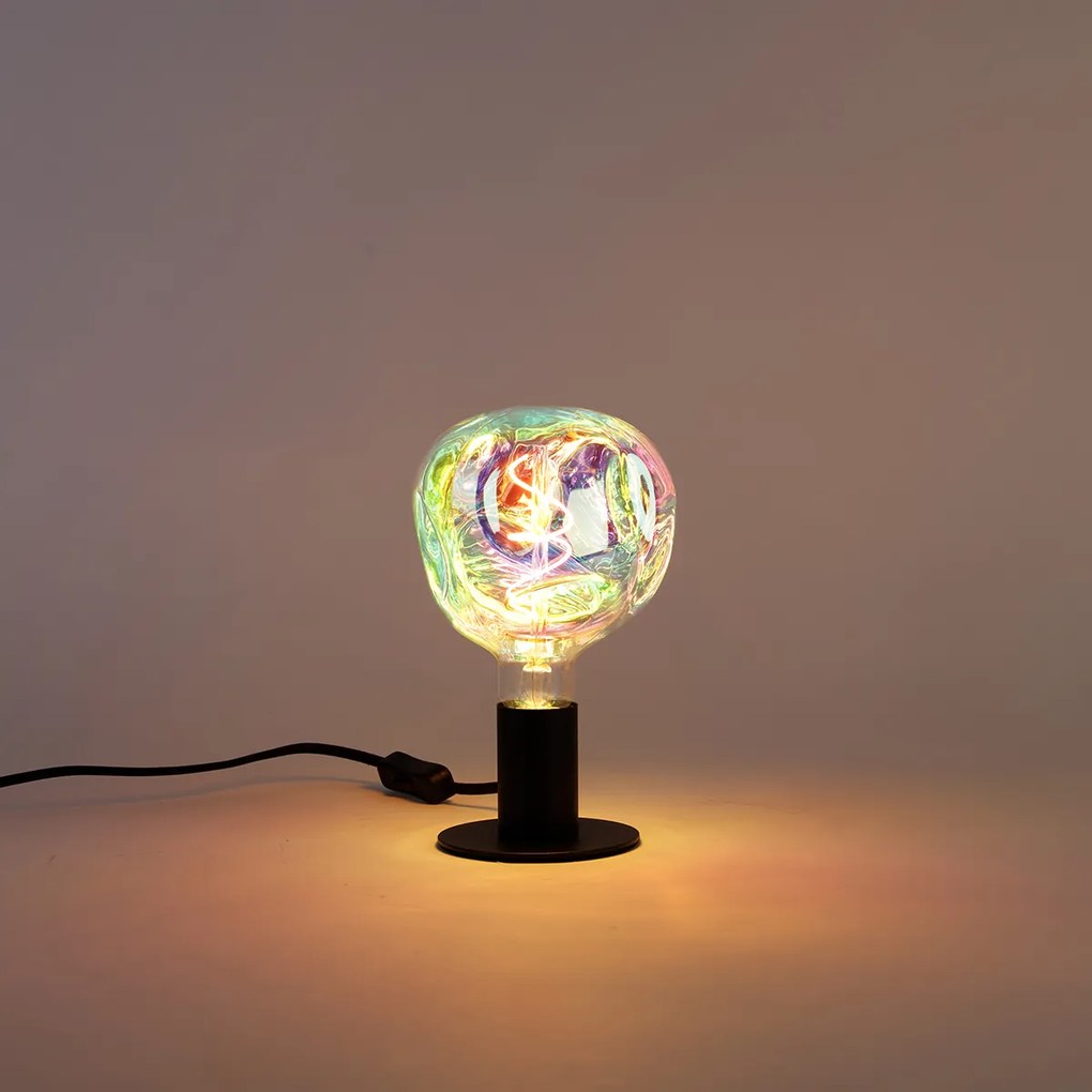 E27 Stmievateľná LED žiarovka G125 Dúha 4W 200lm 1800K