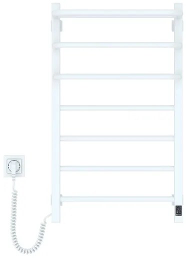 Kúpeľ. elektrický radiátor s term. FORTIS 350W/230V 80,6 cm IP44 biela ľavá