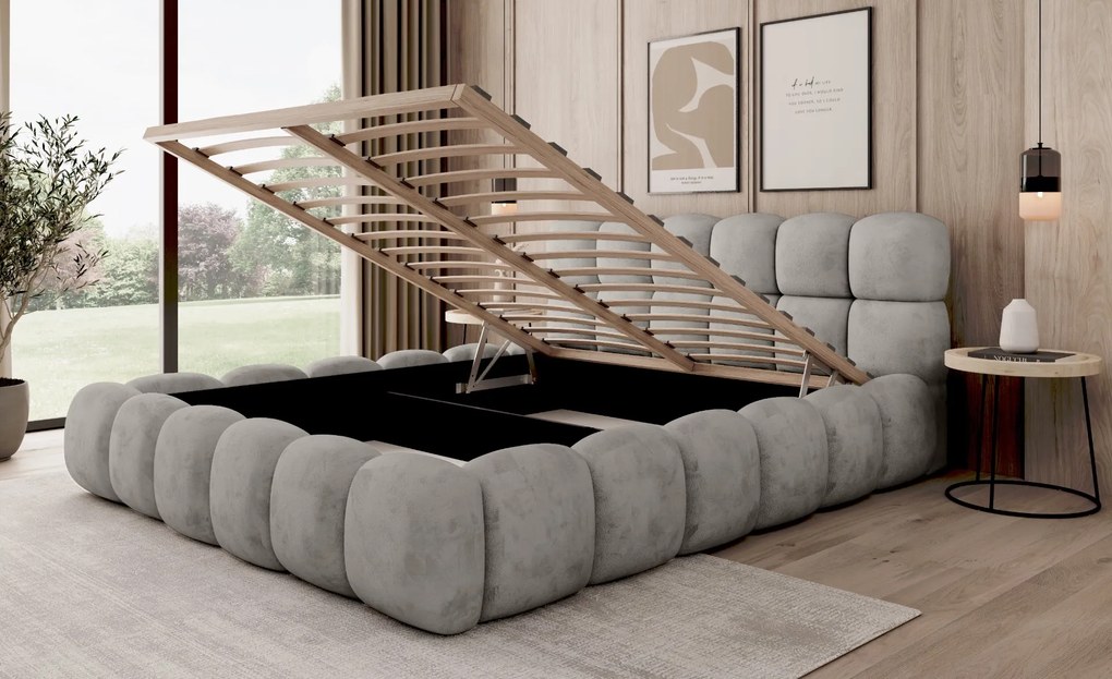 ČALÚNENÁ POSTEĽ ASHLEY 140x200 APHRODITE 20 GREY