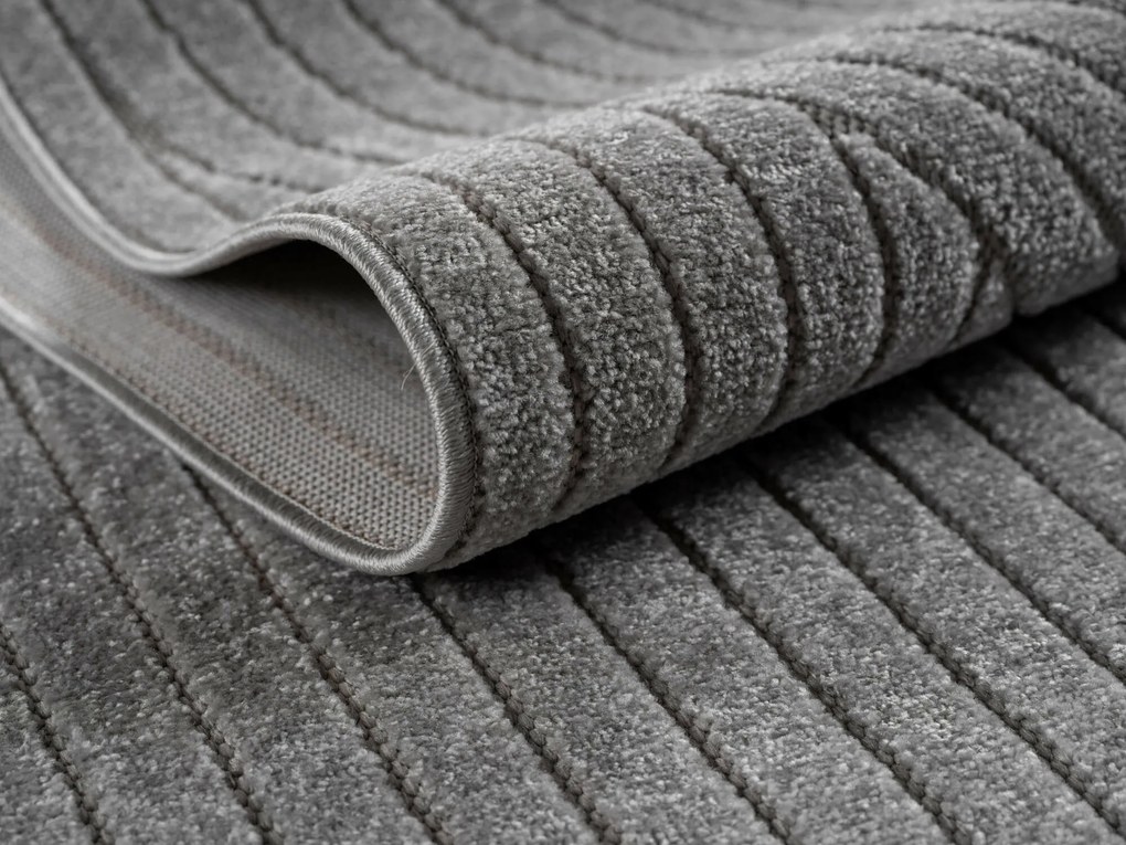 Ayyildiz, Kusový koberec Nova 1201 silver - na von aj na doma, 160x230, šedá, chodba / predsieň