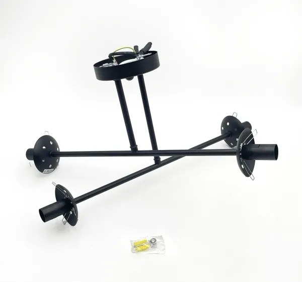 Brilagi - Prisadený luster MALIVA 4xE14/15W/230V čierna/biela