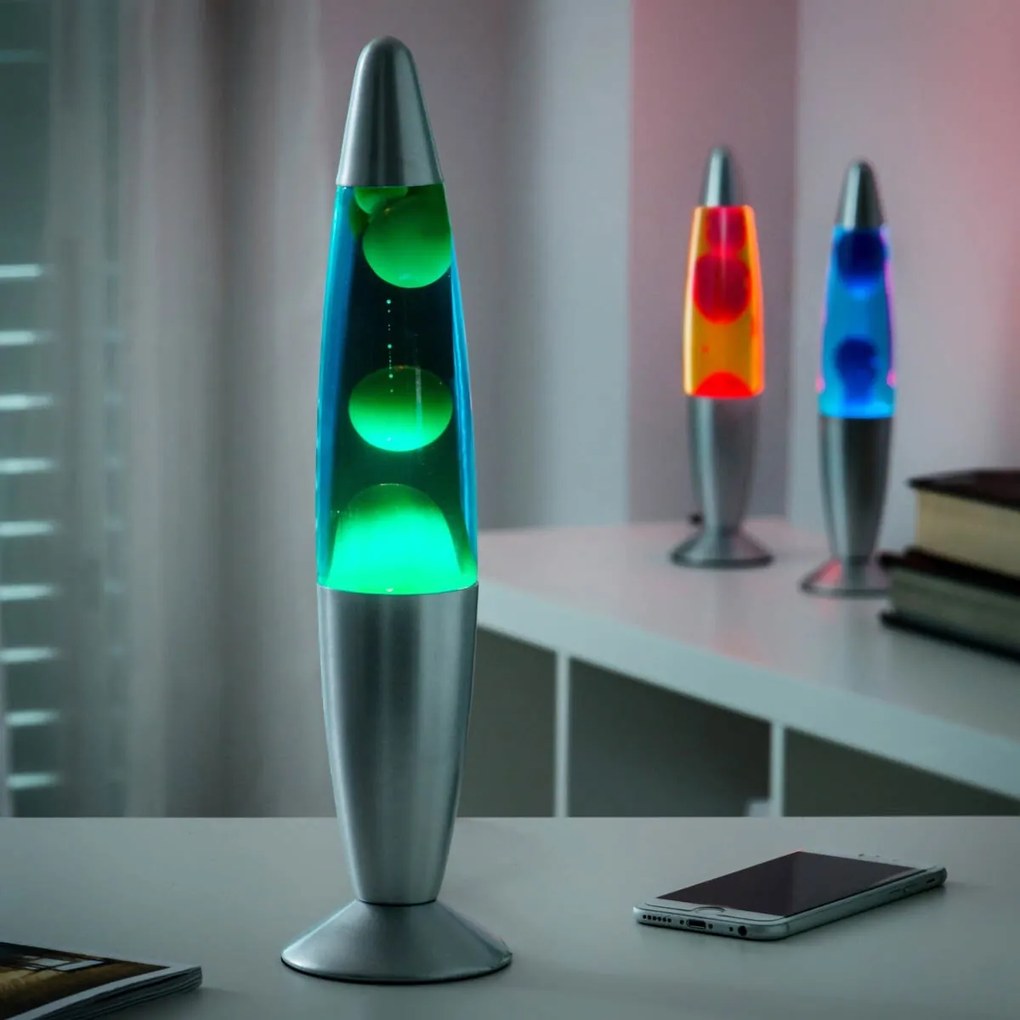 Lávová lampa Magla výška 34 cm, kábel 170 cm