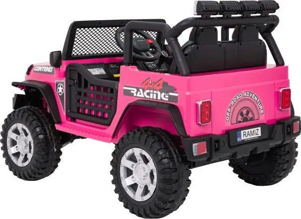 Elektrické autíčko Jeep BEAST 4x4 ružové