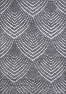 Koberec Oksy 80x150 cm, šedá geometria%