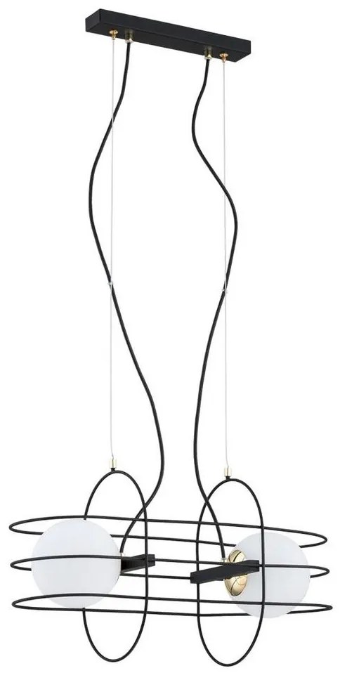 Argon 851 - Luster na lanku ROSSANO 2xE14/40W/230V