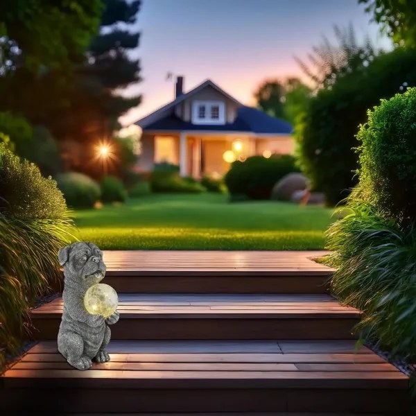 Globo 33889 - LED Solárna dekorácia LED/0,02W/3V IP44 pes