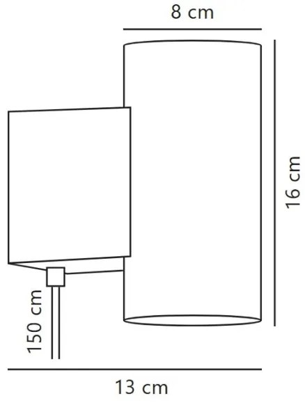 Nordlux - LED Stmievateľné nástenné svietidlo MONA LED/10W/230V CRI 90