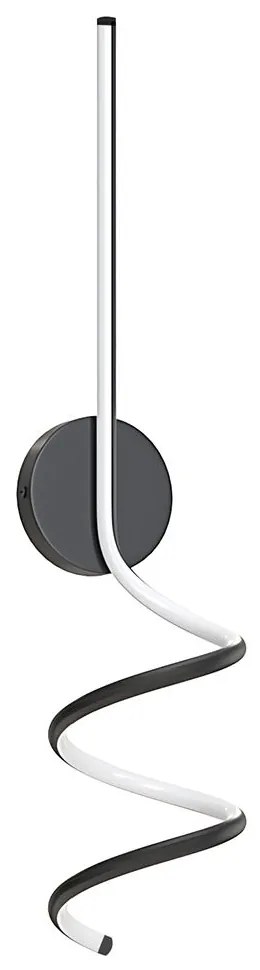 Toolight Toolight, LED nástenné svietidlo 26W, 3000K, LHJ061-W, čierna, OSW-50053