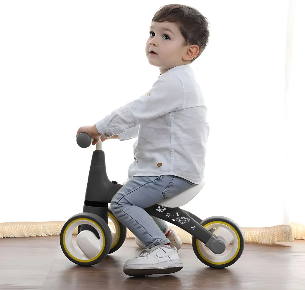 Detské odrážadlo ECOTOYS COSMIC čierne