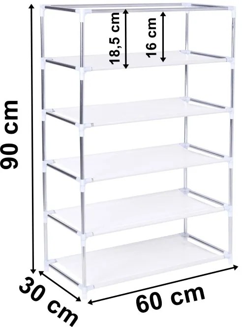 Botník MONA Maroko sivý / biely