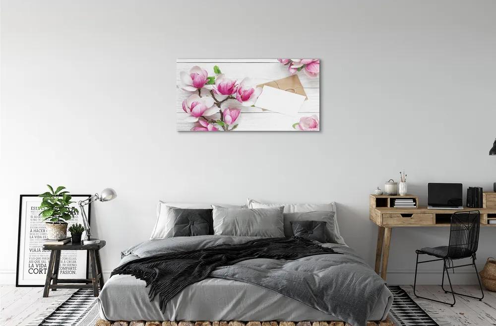 Obraz plexi Magnolia dosky 100x50 cm