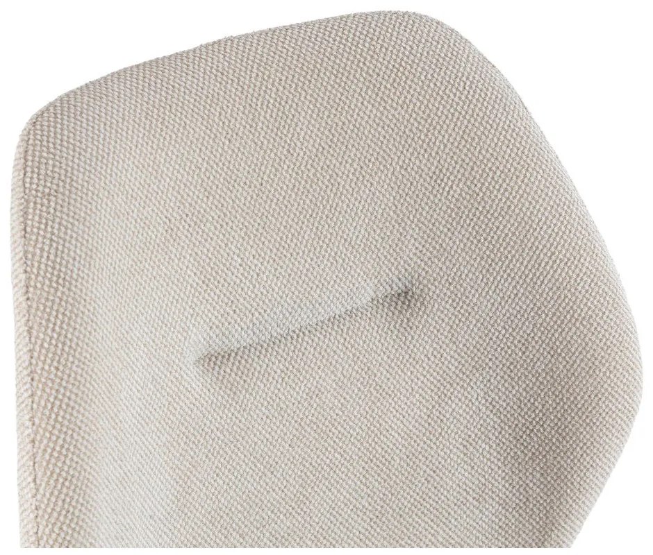 Krémovobiele čalúnené jedálenské stoličky v súprave 4 ks Ansu – Marckeric