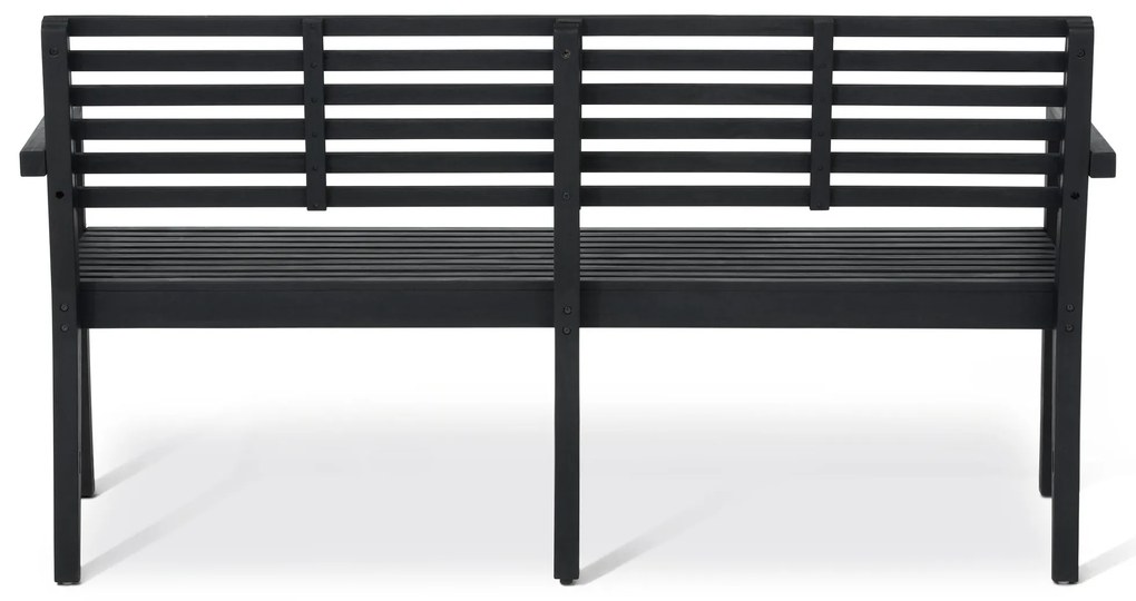 Záhradná lavica s opierkami rúk