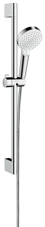 Hansgrohe Crometta, Vario sprchová súprava so sprchovou tyčou 65 cm, biela/chrómová, HAN-26532400