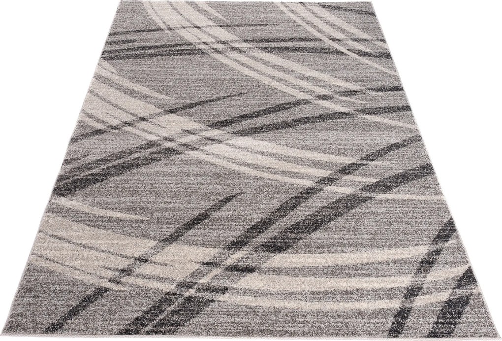 TA Koberec K197A TMAVOSIVÉ SARI B1X Rozmer: 220x320 cm